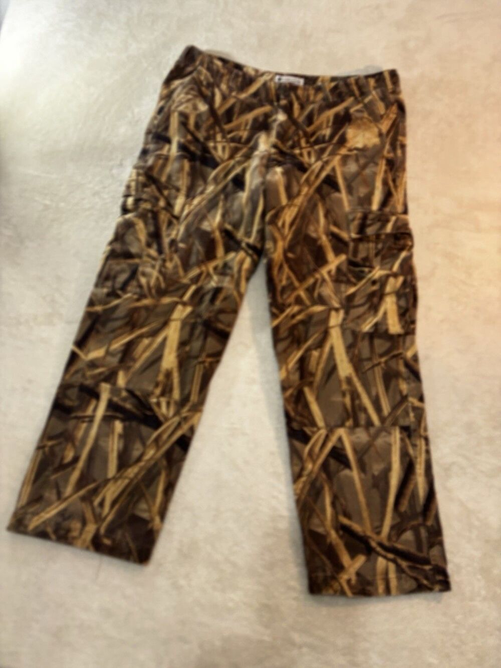 Columbia Sportswear Waterfowl Duck Hunting Camo Cargo Pants 36x29